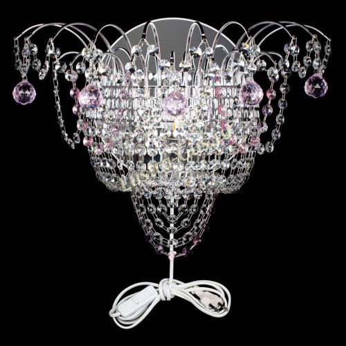 Бра Агата №3 розовая в Самаре Гусь Хрустальный