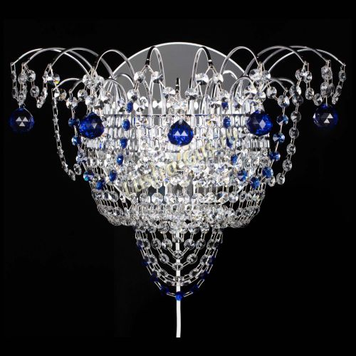 Бра Агата №3 синяя в Самаре Гусь Хрустальный