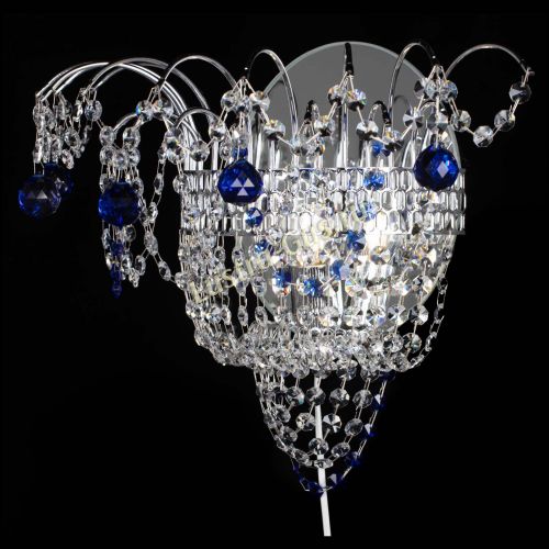 Бра Агата №3 синяя в Самаре Гусь Хрустальный