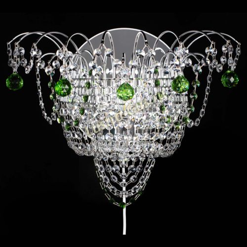 Бра Агата №3 зеленая в Самаре Гусь Хрустальный