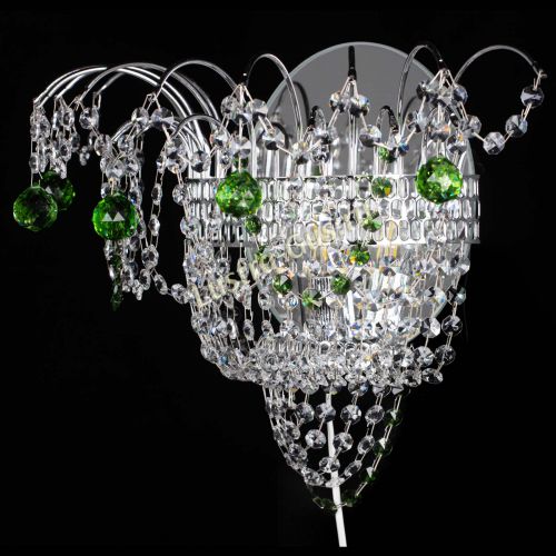 Бра Агата №3 зеленая в Самаре Гусь Хрустальный