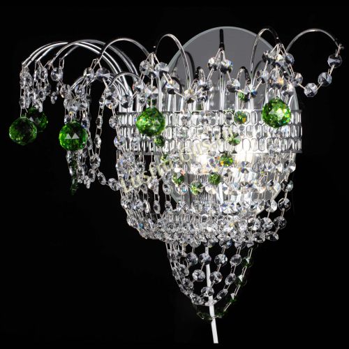 Бра Агата №3 зеленая в Самаре Гусь Хрустальный