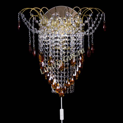 Бра Агата №4 под бронзу Чайная в Самаре Гусь Хрустальный