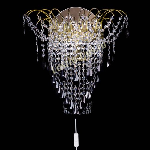 Бра Агата №4 под бронзу Черная в Самаре Гусь Хрустальный