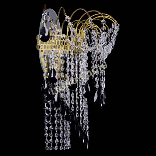 Бра Агата №4 под бронзу Черная в Самаре Гусь Хрустальный