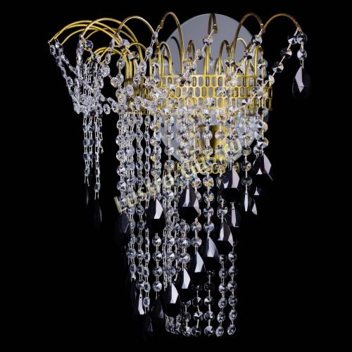 Бра Агата №4 под бронзу Черная в Самаре Гусь Хрустальный