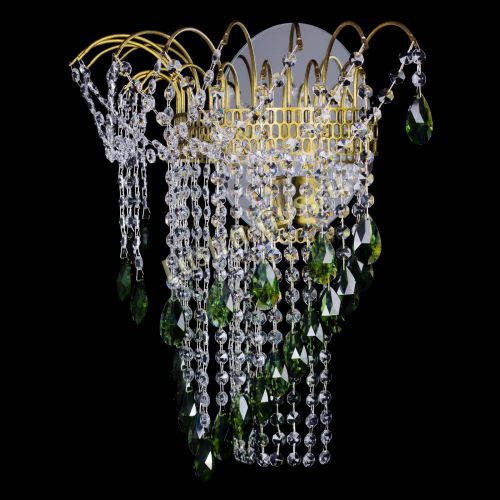 Бра Агата №4 под бронзу Зеленая в Самаре Гусь Хрустальный