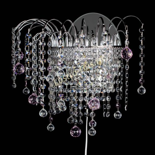 Бра Агата Венеция шар розовая в Самаре Гусь Хрустальный