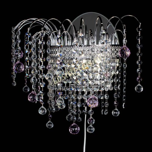 Бра Агата Венеция шар розовая в Самаре Гусь Хрустальный