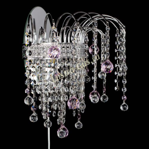 Бра Агата Венеция шар розовая в Самаре Гусь Хрустальный