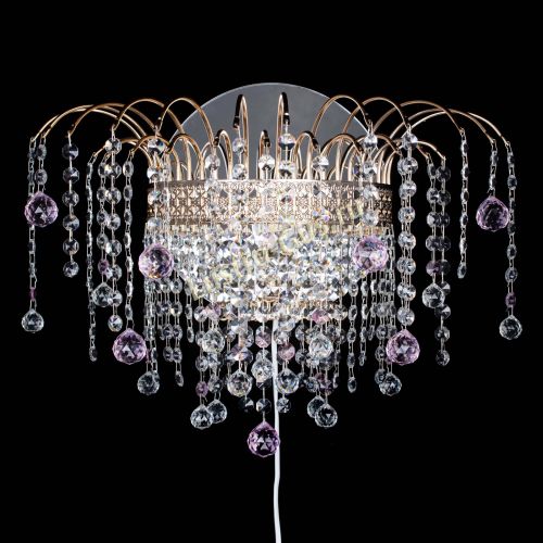 Бра Агата Венеция шар розовая в Самаре Гусь Хрустальный