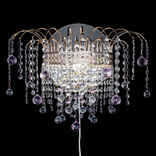 Бра Агата Венеция шар розовая в Самаре Гусь Хрустальный