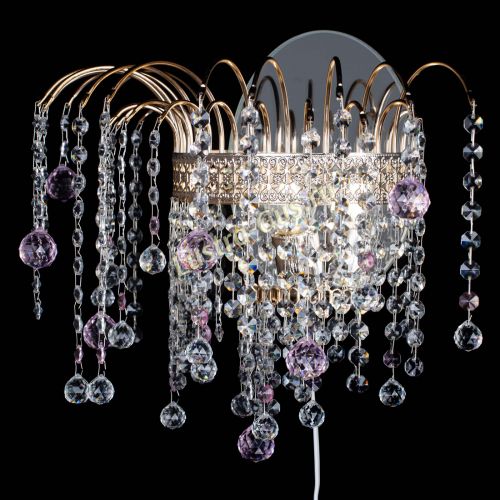 Бра Агата Венеция шар розовая в Самаре Гусь Хрустальный