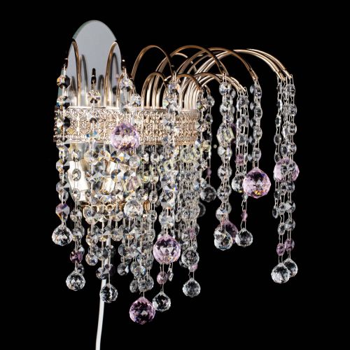 Бра Агата Венеция шар розовая в Самаре Гусь Хрустальный