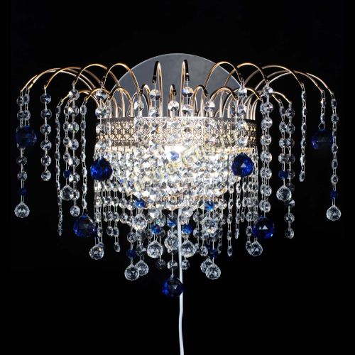 Бра Агата Венеция шар синяя в Самаре Гусь Хрустальный