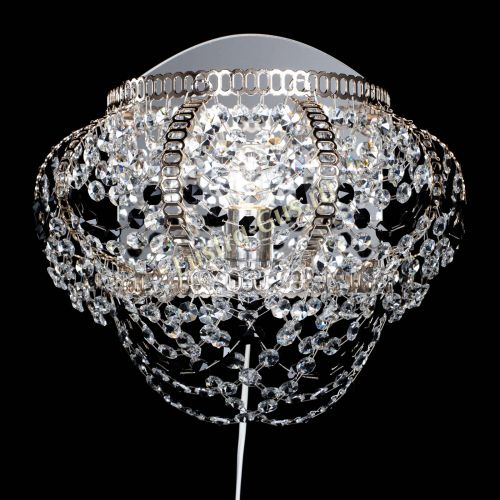 Бра Альфа №1 черная в Самаре Гусь Хрустальный