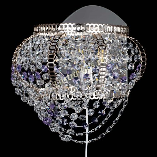 Бра Альфа №1 фиолетовая в Самаре Гусь Хрустальный