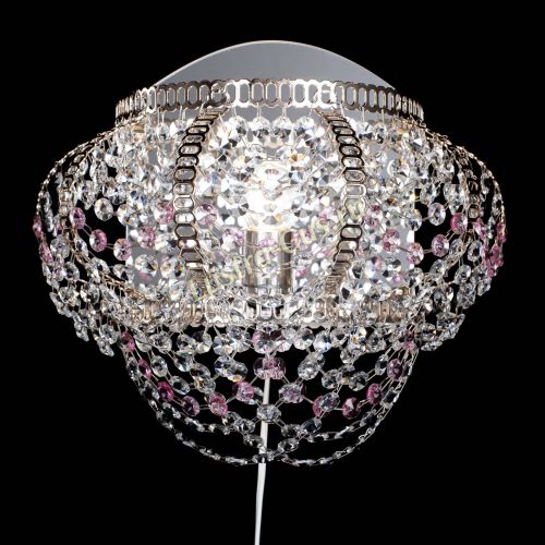 Бра Альфа №1 розовая в Самаре Гусь Хрустальный