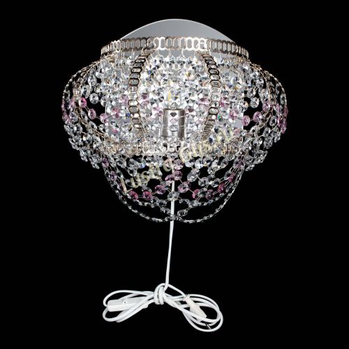 Бра Альфа №1 розовая в Самаре Гусь Хрустальный