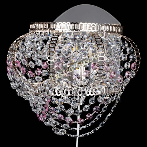 Бра Альфа №1 розовая в Самаре Гусь Хрустальный