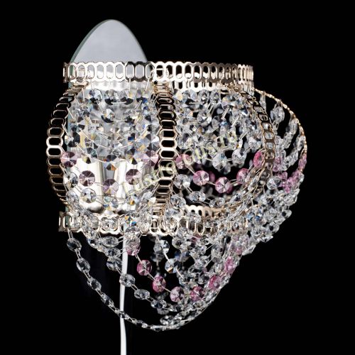 Бра Альфа №1 розовая в Самаре Гусь Хрустальный