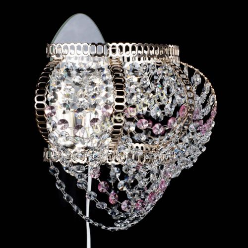 Бра Альфа №1 розовая в Самаре Гусь Хрустальный