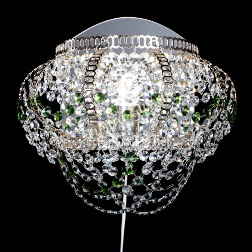 Бра Альфа №1 зеленая в Самаре Гусь Хрустальный