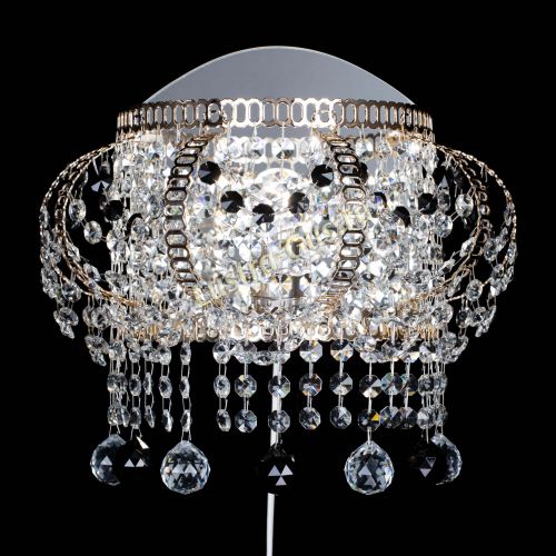 Бра Альфа №2 черная в Самаре Гусь Хрустальный