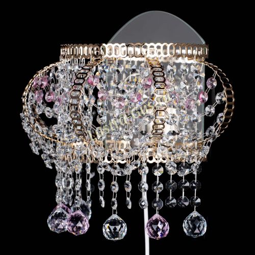 Бра Альфа №2 розовая в Самаре Гусь Хрустальный