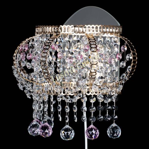 Бра Альфа №2 розовая в Самаре Гусь Хрустальный