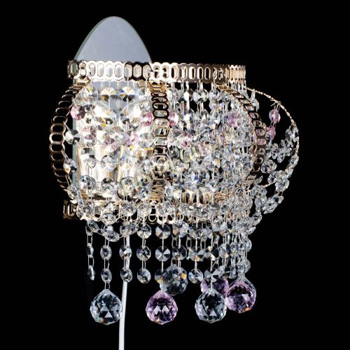 Бра Альфа №2 розовая в Самаре Гусь Хрустальный