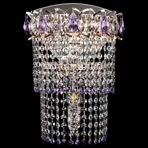 Бра Астра №2 оптикон фиолетовая в Самаре Гусь Хрустальный