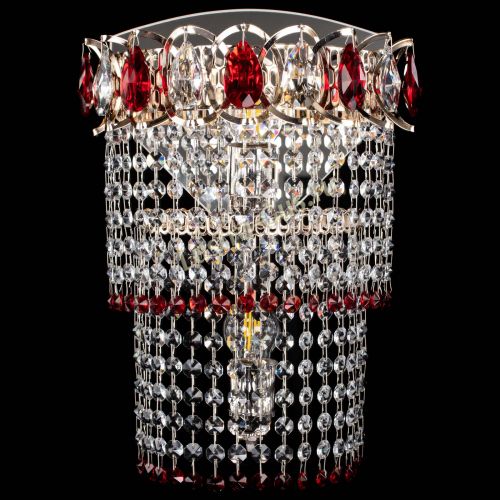 Бра Астра №2 оптикон красная в Самаре Гусь Хрустальный