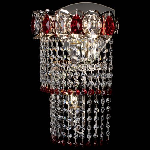 Бра Астра №2 оптикон красная в Самаре Гусь Хрустальный