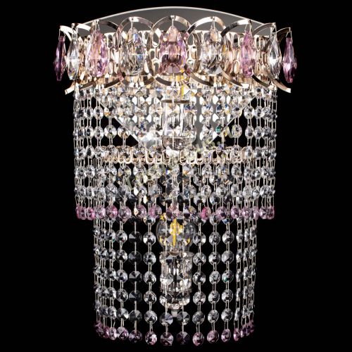 Бра Астра №2 оптикон розовая в Самаре Гусь Хрустальный