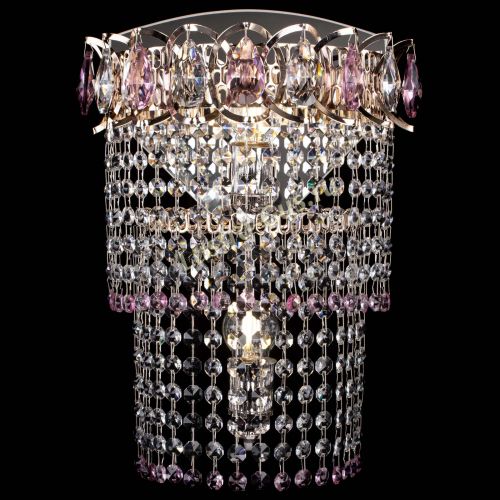 Бра Астра №2 оптикон розовая в Самаре Гусь Хрустальный