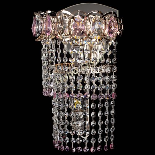 Бра Астра №2 оптикон розовая в Самаре Гусь Хрустальный