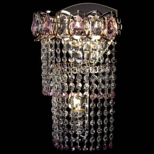 Бра Астра №2 оптикон розовая в Самаре Гусь Хрустальный