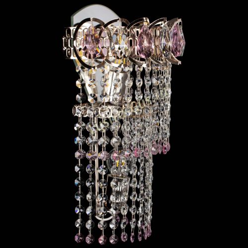 Бра Астра №2 оптикон розовая в Самаре Гусь Хрустальный