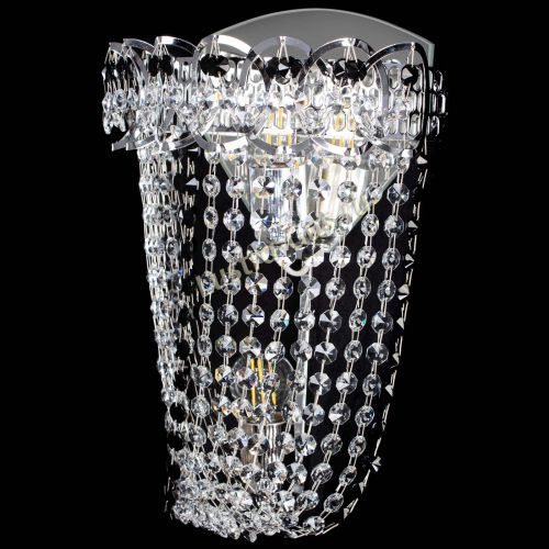 Бра Астра ажур №2 черная в Самаре Гусь Хрустальный