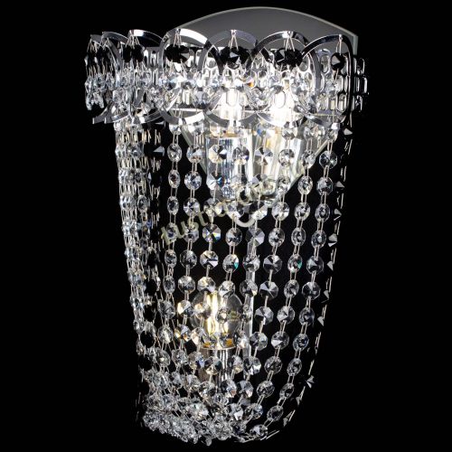 Бра Астра ажур №2 черная в Самаре Гусь Хрустальный