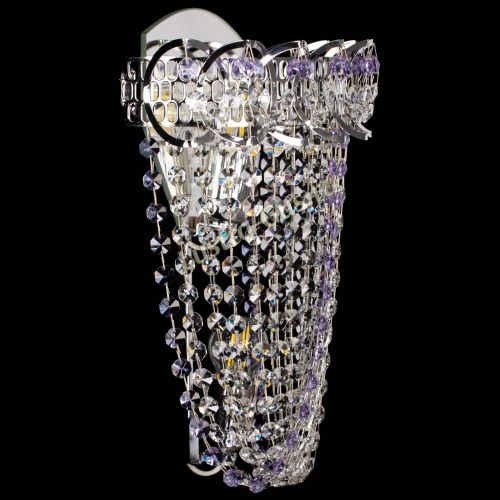 Бра Астра ажур №2 фиолетовая в Самаре Гусь Хрустальный