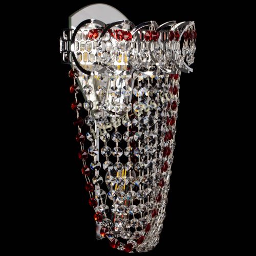 Бра Астра ажур №2 красная в Самаре Гусь Хрустальный