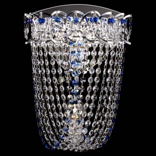 Бра Астра ажур №2 синяя в Самаре Гусь Хрустальный