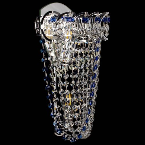 Бра Астра ажур №2 синяя в Самаре Гусь Хрустальный