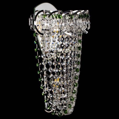 Бра Астра ажур №2 зеленая в Самаре Гусь Хрустальный