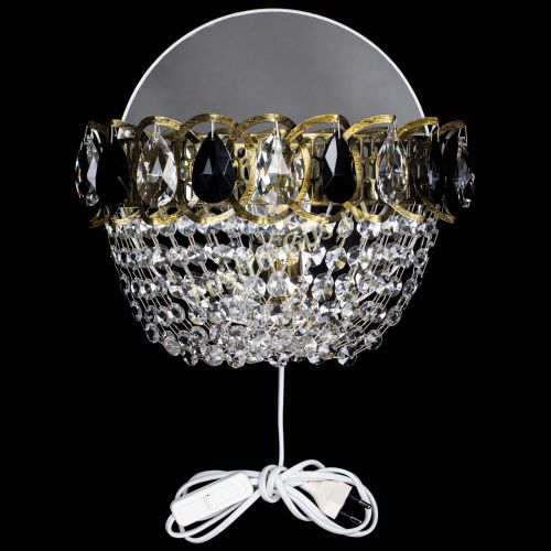 Бра Астра ажур под бронзу черная в Самаре Гусь Хрустальный