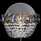 Бра Астра ажур под бронзу фиолетовая в Самаре