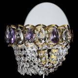 Бра Астра ажур под бронзу фиолетовая в Самаре