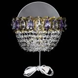 Бра Астра ажур под бронзу фиолетовая в Самаре